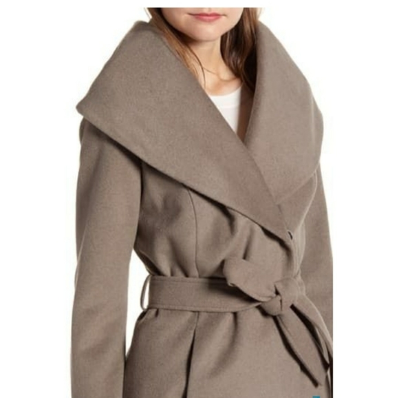 Halogen Wool Blend Wrap Coat NWT - Picture 2 of 14